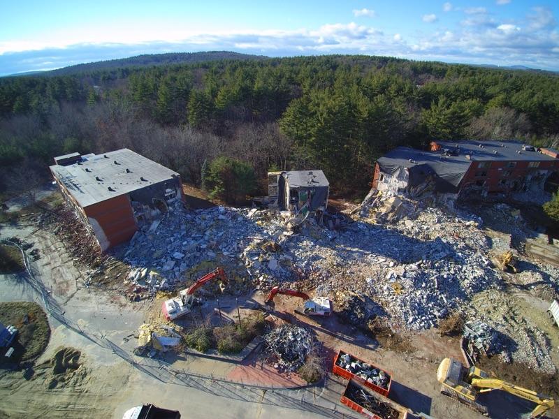 Merrimack demolition by Granite Commercial Real Estate